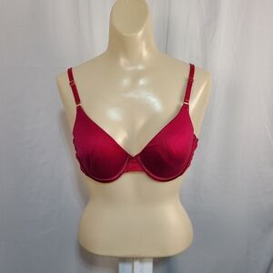 Sweet Nothings By Maidenform Underwire Bra 36B Lace And Gold Adjusters